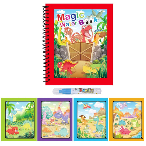 1pc Reusable Water Drawing Book Magic Water Book Mess-Free Magic