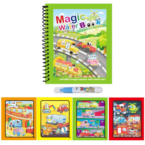 1pc Reusable Water Drawing Book Magic Water Book Mess-Free Magic