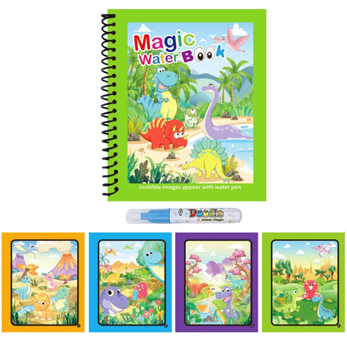 1pc Reusable Water Drawing Book Magic Water Book Mess-Free Magic